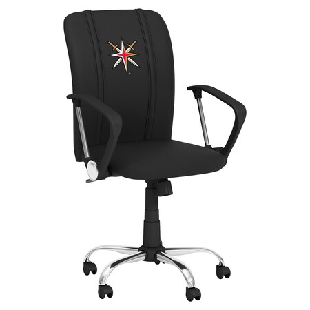 Dreamseat Curve Task Chair with Vegas Golden Knights with Secondary Logo XZOCCURVE-PSNHL43036